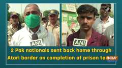 2 Pak nationals sent back home through Atari border on completion of prison terms