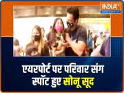Sonu Sood spotted at the airport with his family
