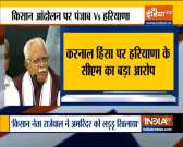 Haryana CM Manohar Lal Khattar accuses Punjab CM of instigating farmers' protests