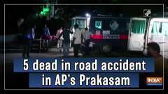 5 dead in road accident in AP's Prakasam