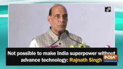 Not possible to make India superpower without advance technology: Rajnath Singh	