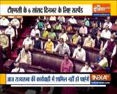 6 Trinamool Rajya Sabha MPs suspended for today over 'disorderly' conduct