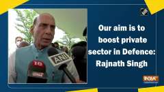 Our aim is to boost private sector in Defence: Rajnath Singh	