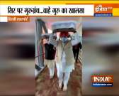 Three copies of Guru Granth Sahib reach Delhi Airport from Kabul
