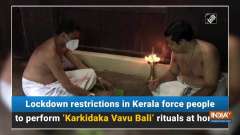 Lockdown restrictions in Kerala force people to perform 'Karkidaka Vavu Bali' rituals at homes