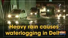 Watch: Traffic movement at Delhi's Minto Bridge closed due to waterlogging