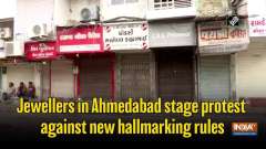 Jewellers in Ahmedabad stage protest against new hallmarking rules	