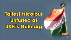 Tallest tricolour unfurled at J&K's Gulmarg	
