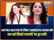 Daisy Shah, Amyra Dastur and others spotted at the airport