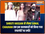 From Shruti Haasan to Sonal Chauhan, celebrities spotted at the airport
