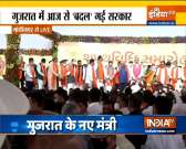 Watch: New Gujarat ministers take oath for the new cabinet under CM Bhupendra Patel