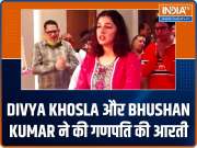 Divya Khosla and Bhushan Kumar perform Ganpati aarti; Bobby Deol papped at airport