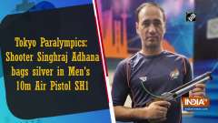 Tokyo Paralympics: Shooter Singhraj Adhana bags silver in Men's 10m Air Pistol SH1