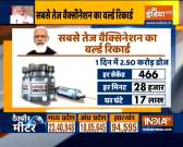 India sets a new record of vaccination on PM Modi's birthday, a total 2.5 crore doses given 