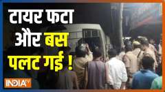 1 dead, 3 injured after bus falls from flyover in UP's Ghaziabad