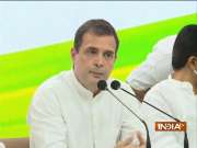 Lakhimpur Kheri: Rahul Gandhi, Congress leaders sit on dharna at Lucknow airport