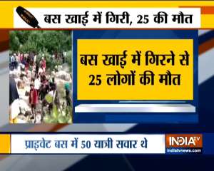Himachal Pradesh: 25 dead after a private bus fell into a deep gorge in Kullu district