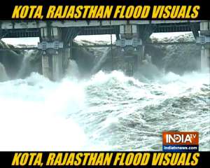 Rajasthan: Several areas flooded in Kota after barrage releases water
