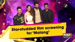 Star-studded film screening for 'Malang'