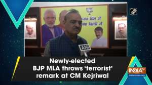 Newly-elected BJP MLA throws 'terrorist' remark at CM Kejriwal