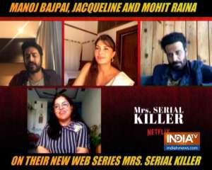 Manoj Bajpayee, Jacqueline, Mohit Raina talk about their film Mrs Serial Killer