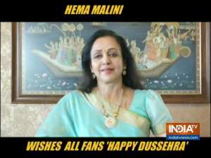 Hema Malini extends Dussehra wishes to fans