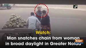 Man snatches chain from woman in broad daylight in Greater Noida