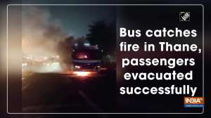 Bus catches fire in Thane, passengers evacuated successfully