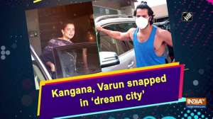 Kangana, Varun snapped in 'dream city'