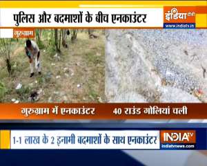 Encounter between police and miscreants in Gurugram