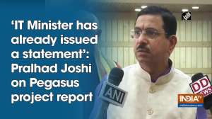 'IT Minister has already issued a statement': Pralhad Joshi on Pegasus project report