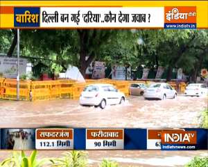 Ground Report: From government offices to MP houses, waterlogging is a common sight in Delhi today