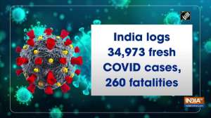 India logs 34,973 fresh COVID cases, 260 fatalities	