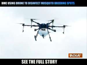 Kerala Police use drone to spot lockdown violators Kerala Police use drone to spot lockdown violators